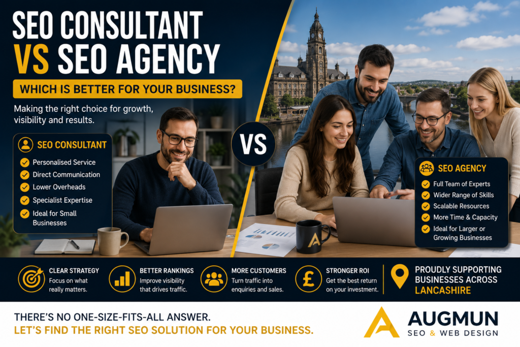 seo consultant vs seo agency