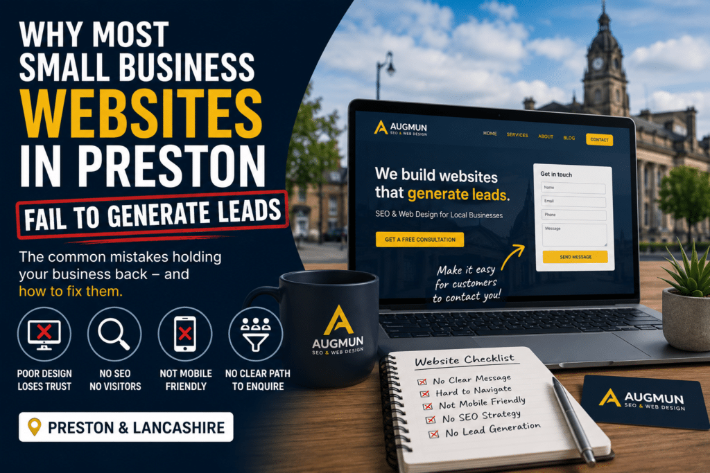small business website preston